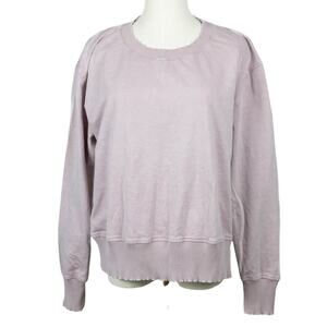 Jane + Delancey Large Women's Sweatshirt Pullover Mauve Pink